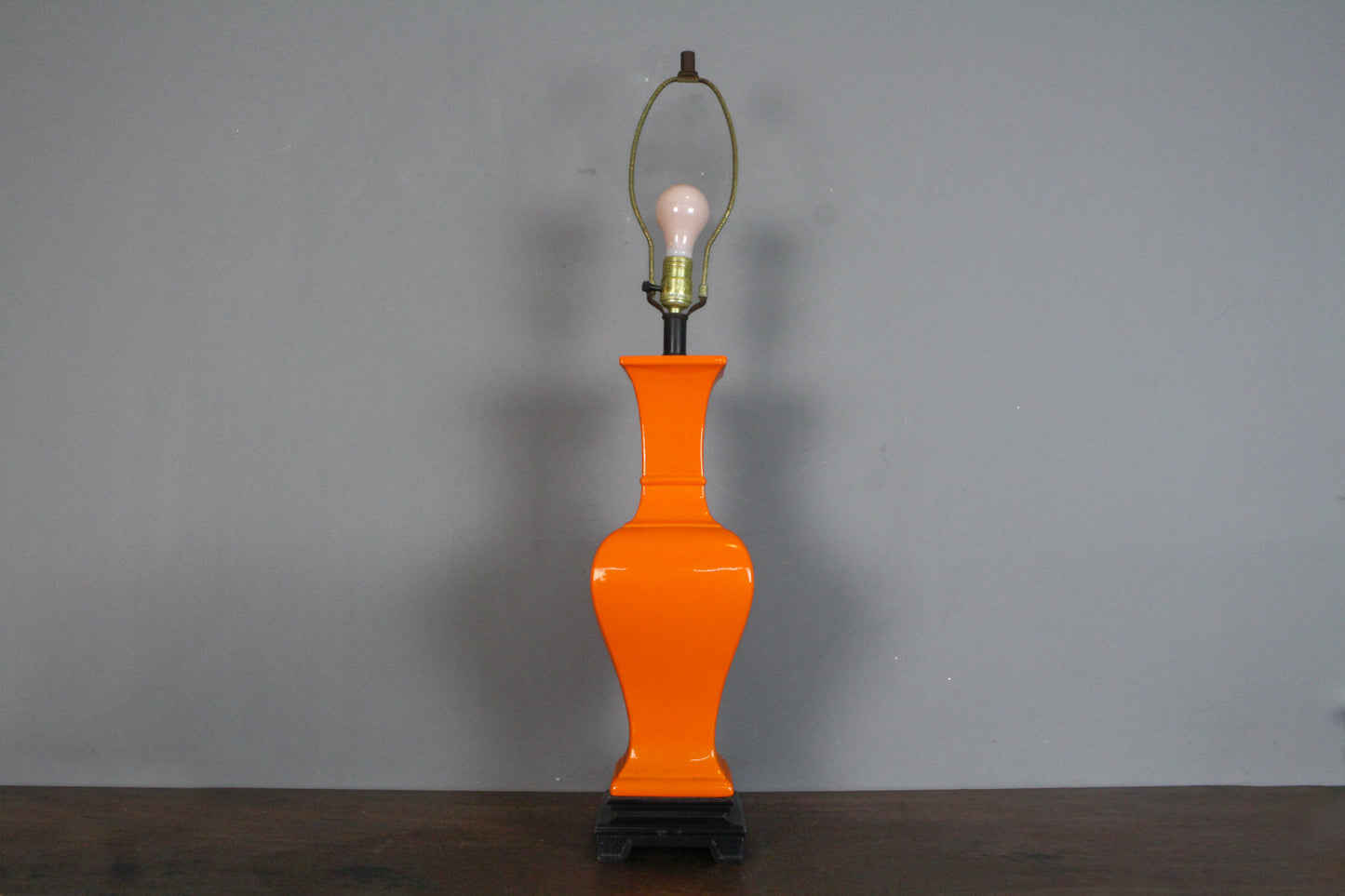 Tangerine Ceramic Table Lamp