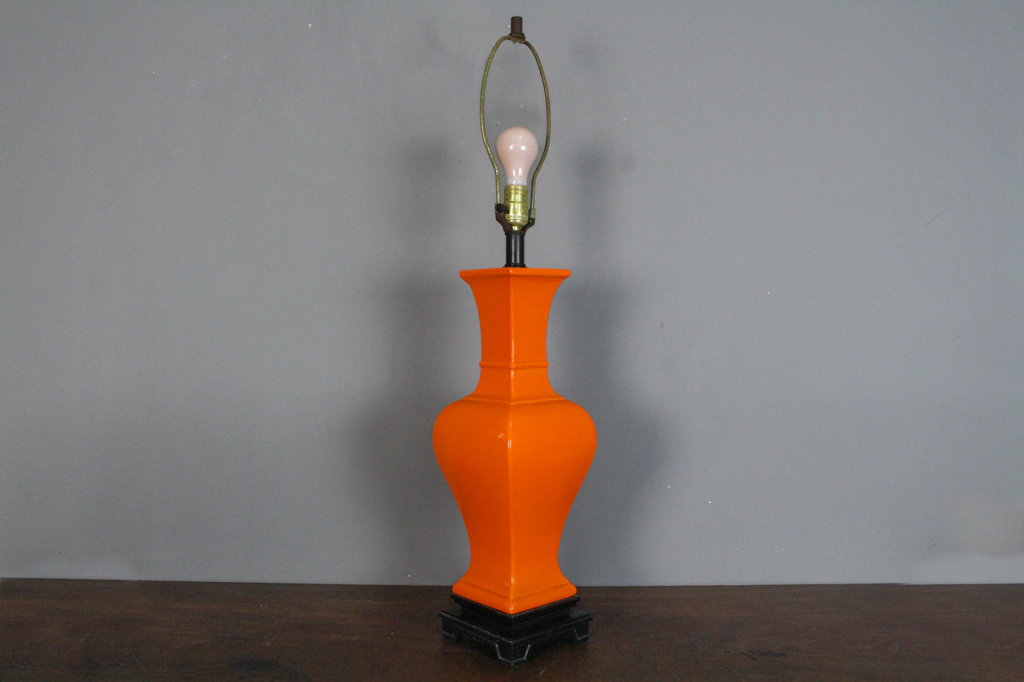 Tangerine Ceramic Table Lamp
