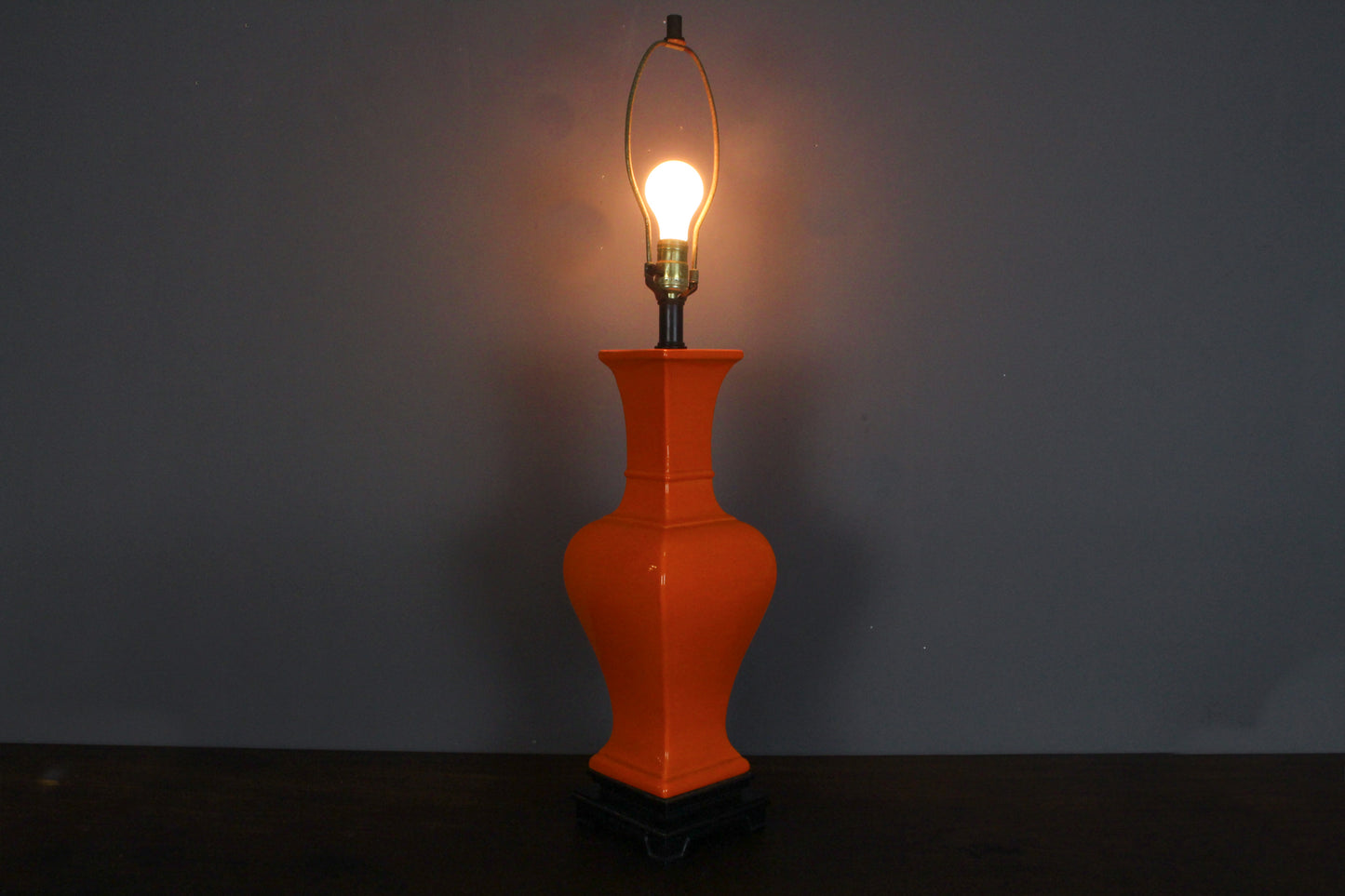 Tangerine Ceramic Table Lamp