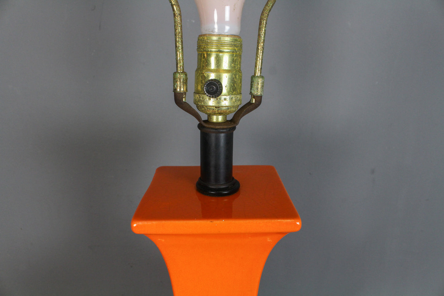Tangerine Ceramic Table Lamp