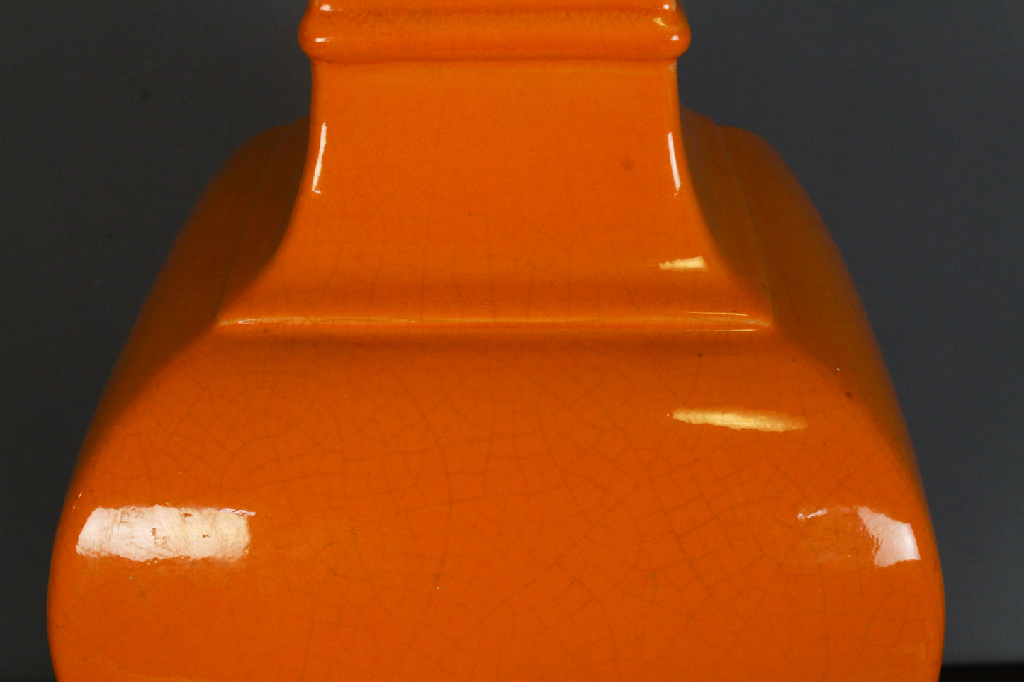 Tangerine Ceramic Table Lamp