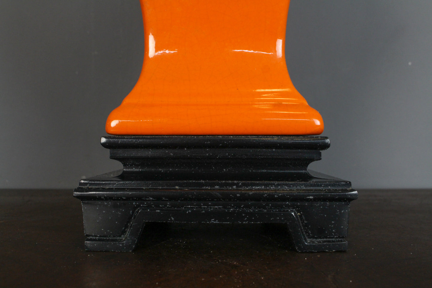 Tangerine Ceramic Table Lamp