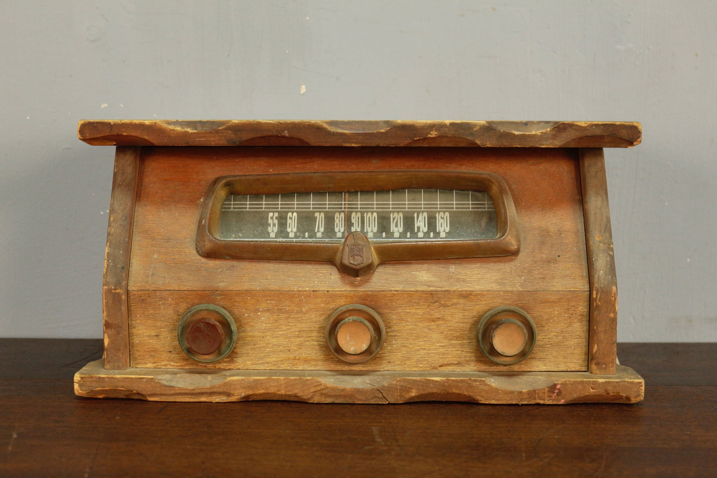 Antique Crosley Prop Wooden Radio