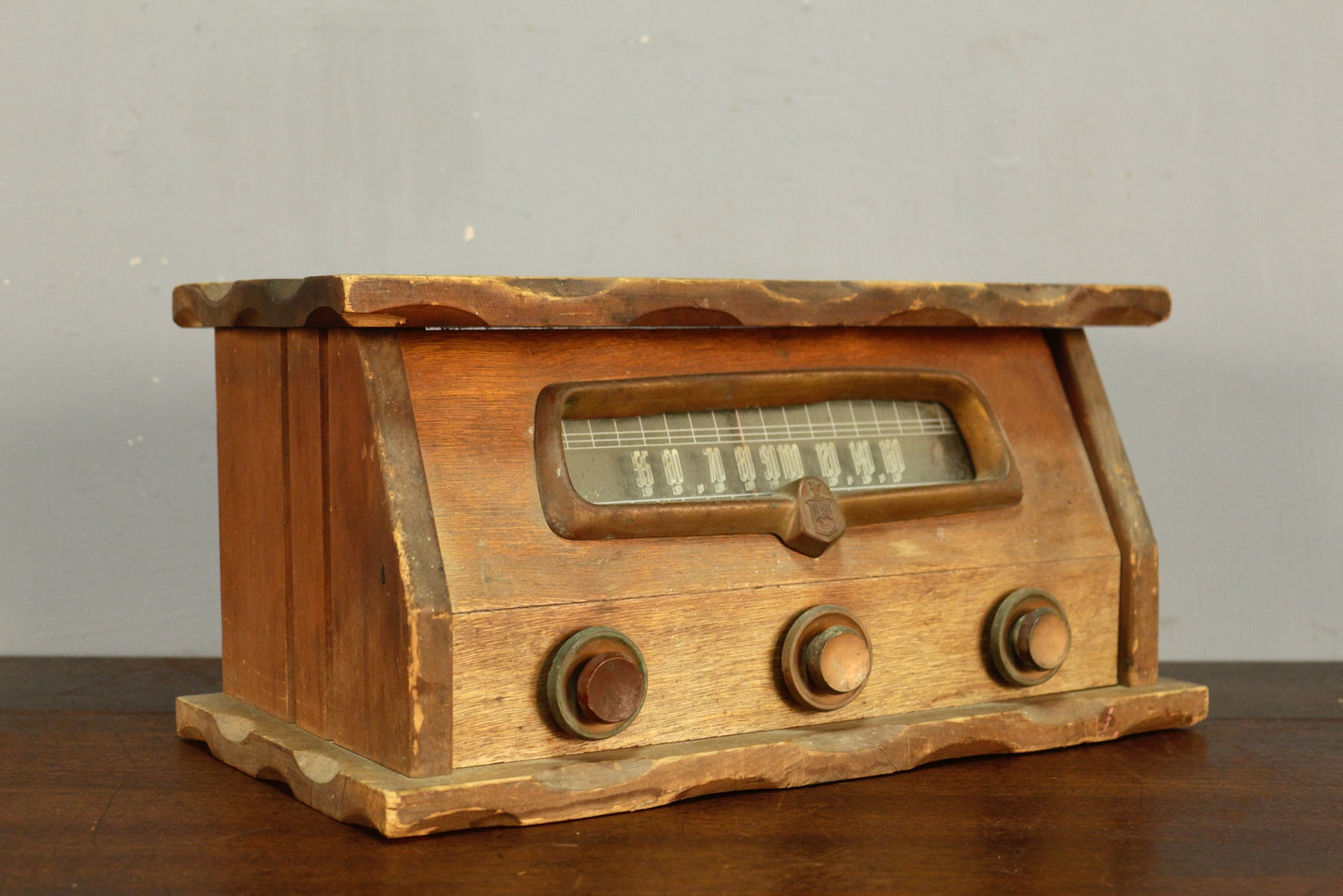 Antique Crosley Prop Wooden Radio