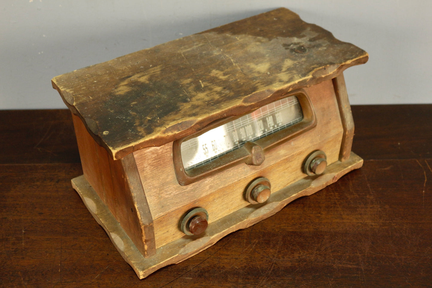 Antique Crosley Prop Wooden Radio