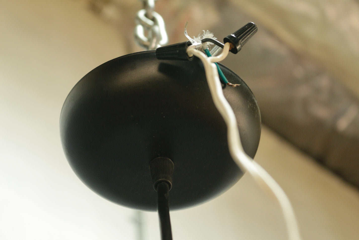 Modern Red Glass Orb Chandelier