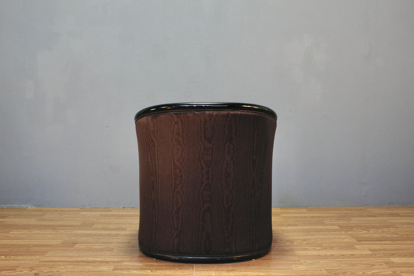 Hollywood Regency Black & Aubergine Club Chair - ONLINE ONLY