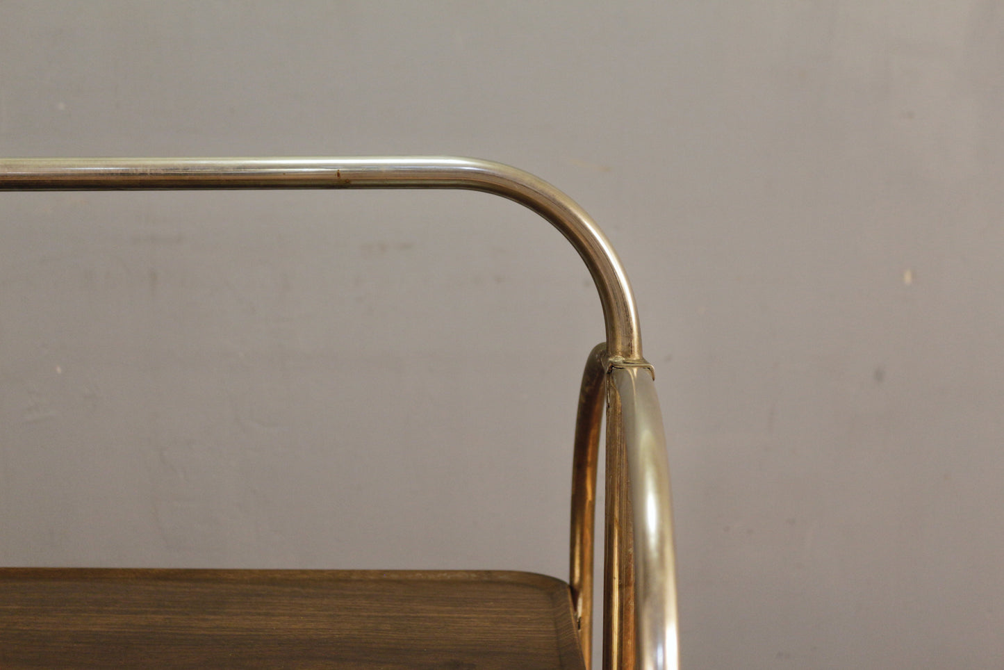 Versa-Table Metal & Woodgrain Folding Cart