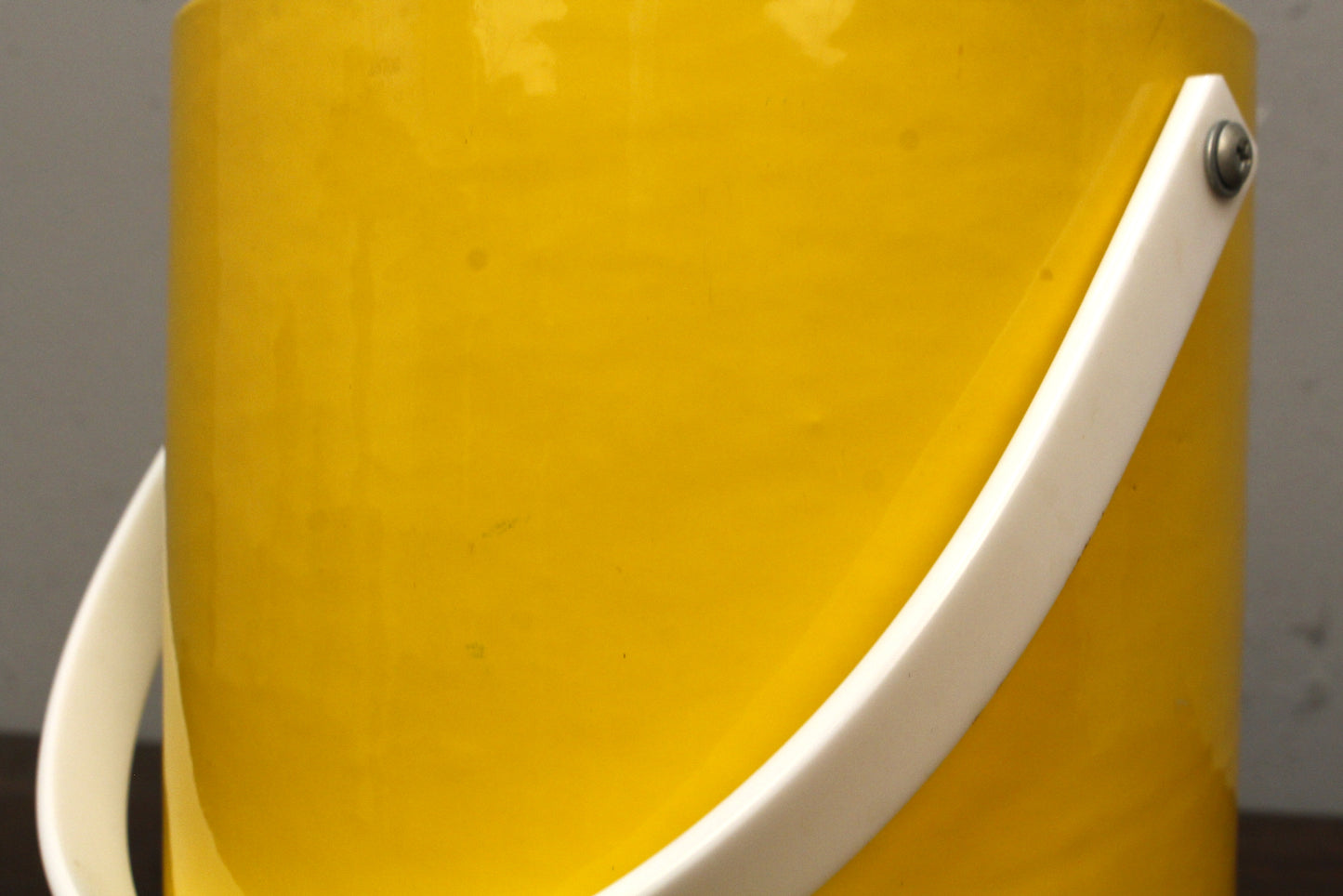 Yellow Vinyl Ice Bucket