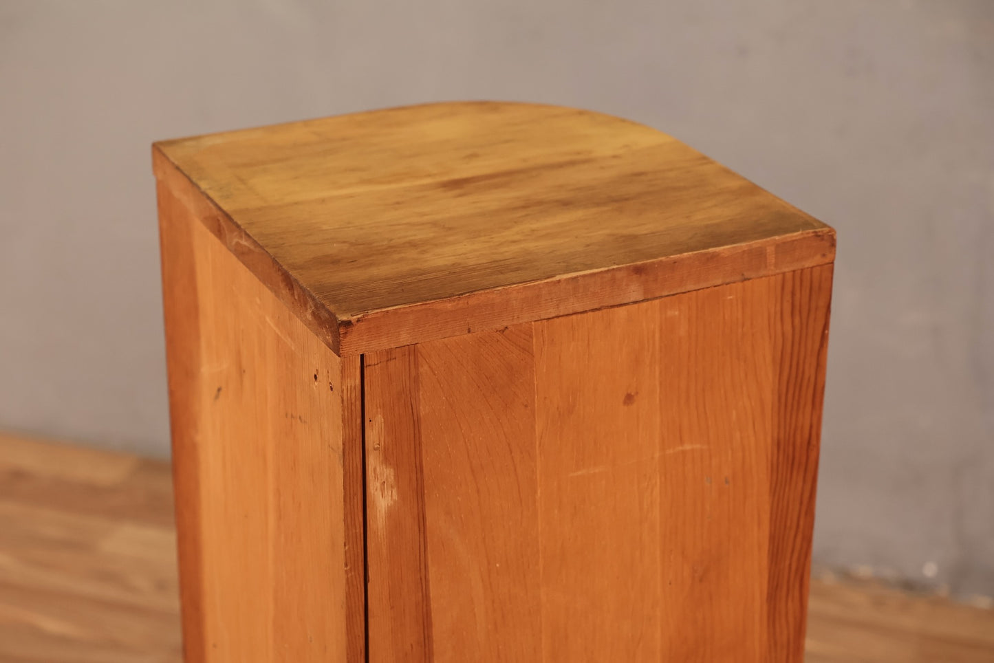 Petite Country Pine Corner Shelf