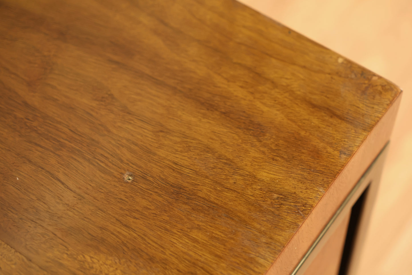 Widdicomb Walnut & Brass 2-Door Cabinet