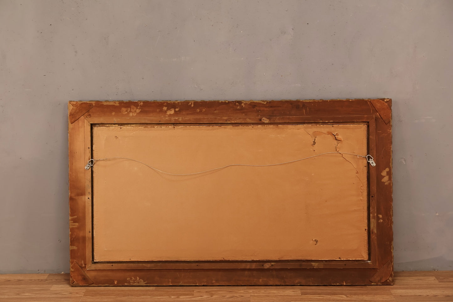 Wide Gilded Mirror