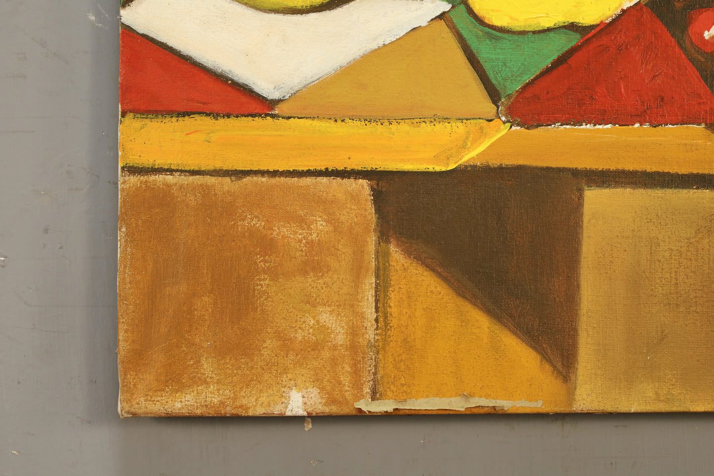 "Afternoon Aperitif" Cubist Painting
