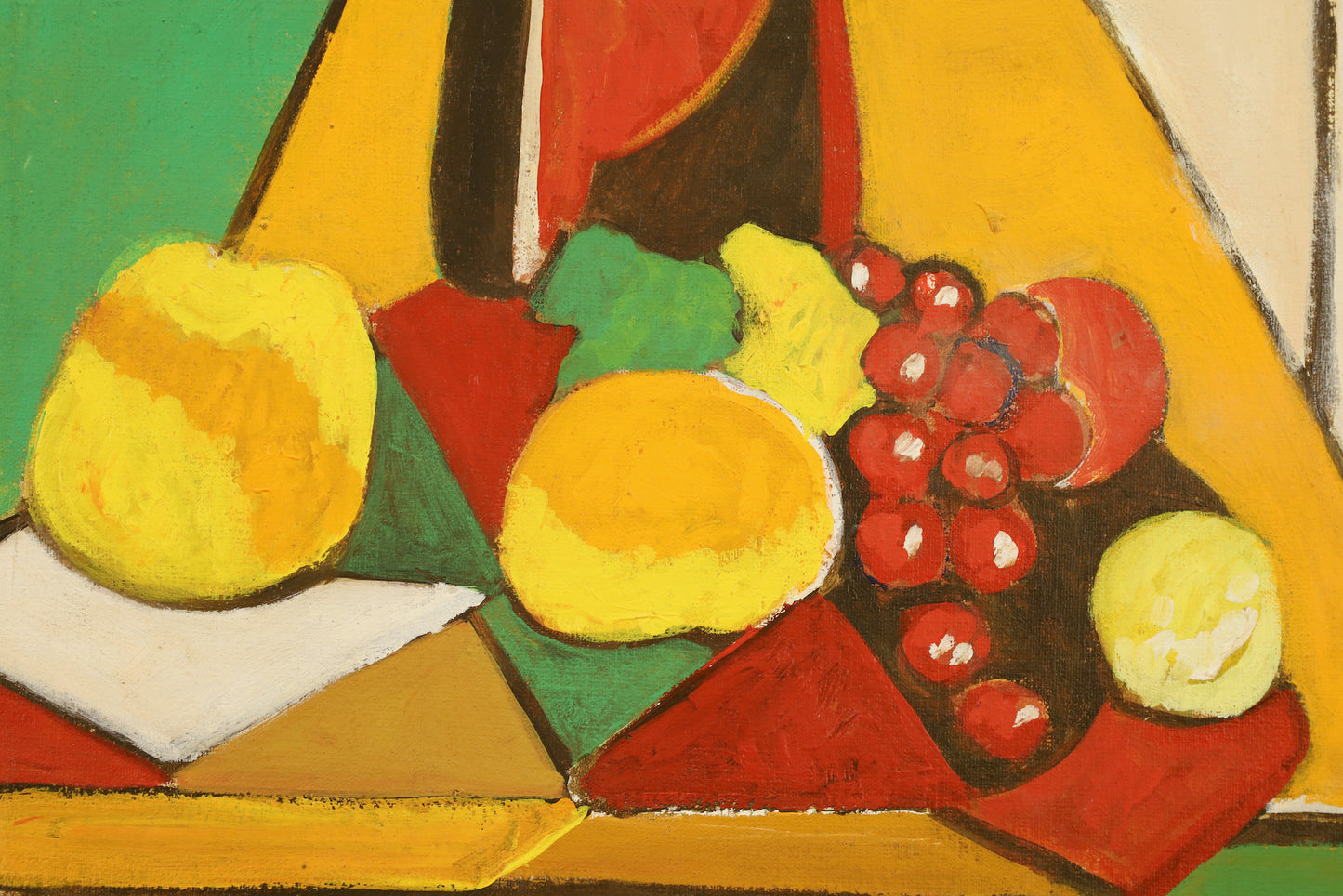"Afternoon Aperitif" Cubist Painting