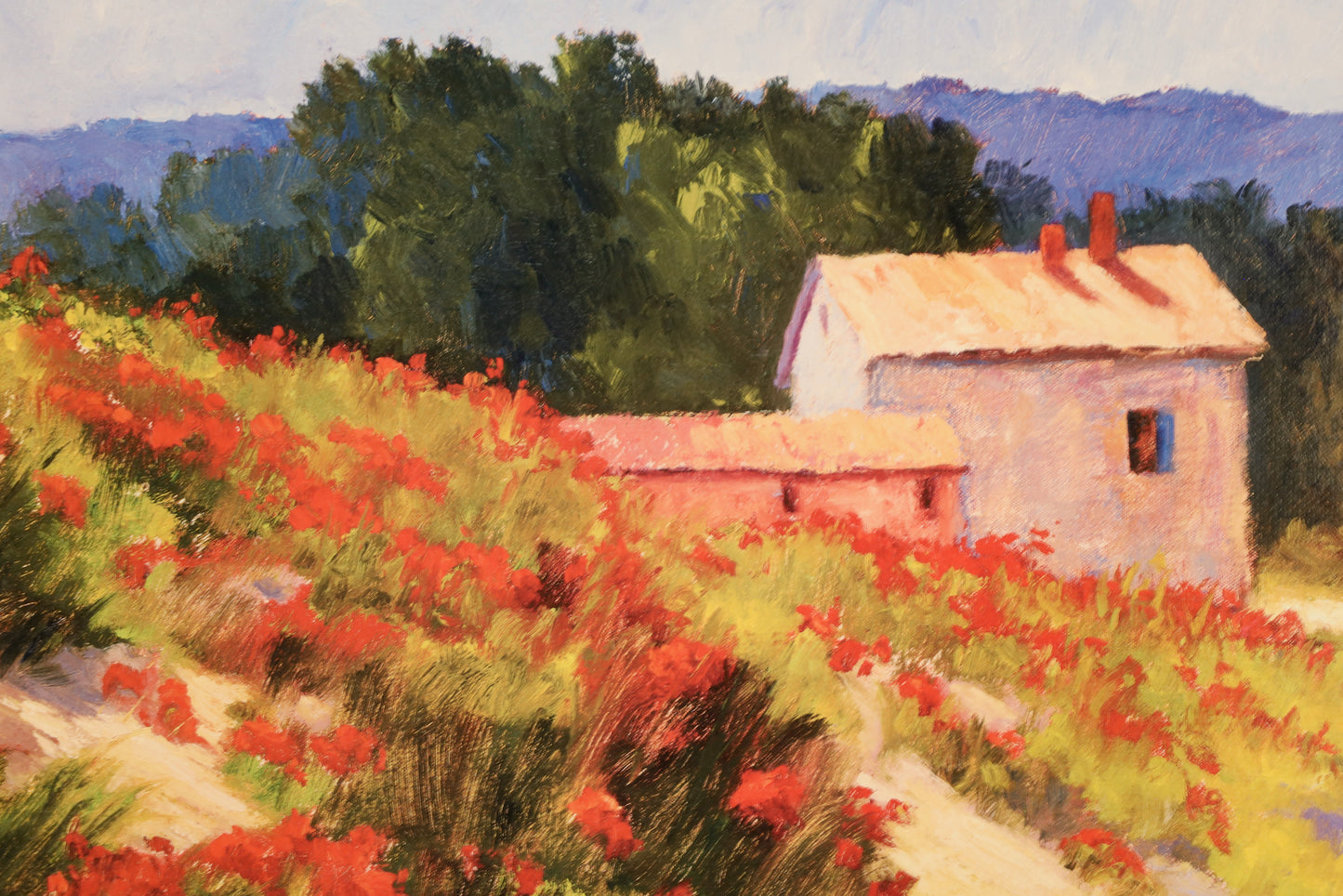 "Late Spring Poppies" Brigitte Curt Print