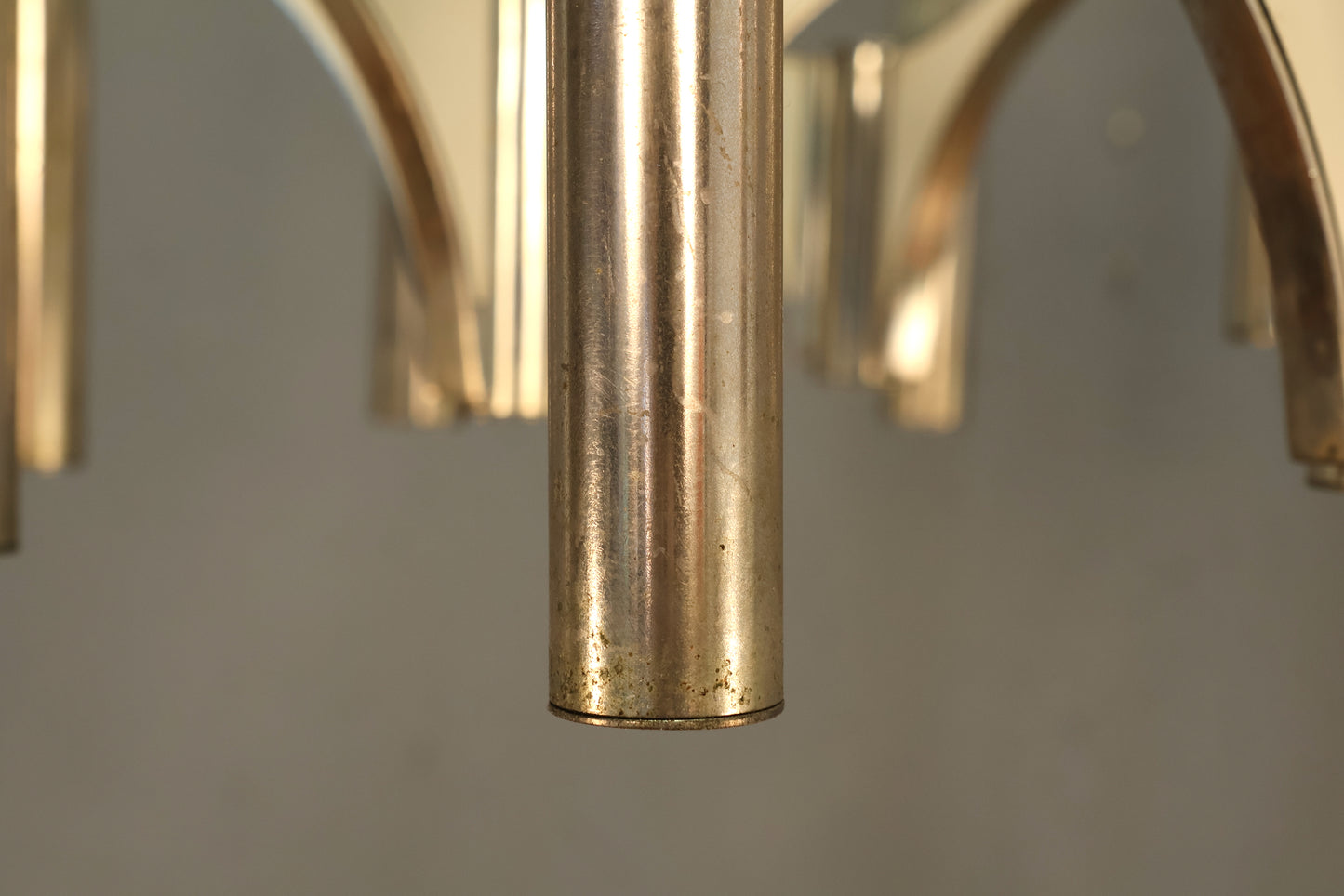 1970s Gaetano Sciolari Orbit Chandelier - ONLINE ONLY