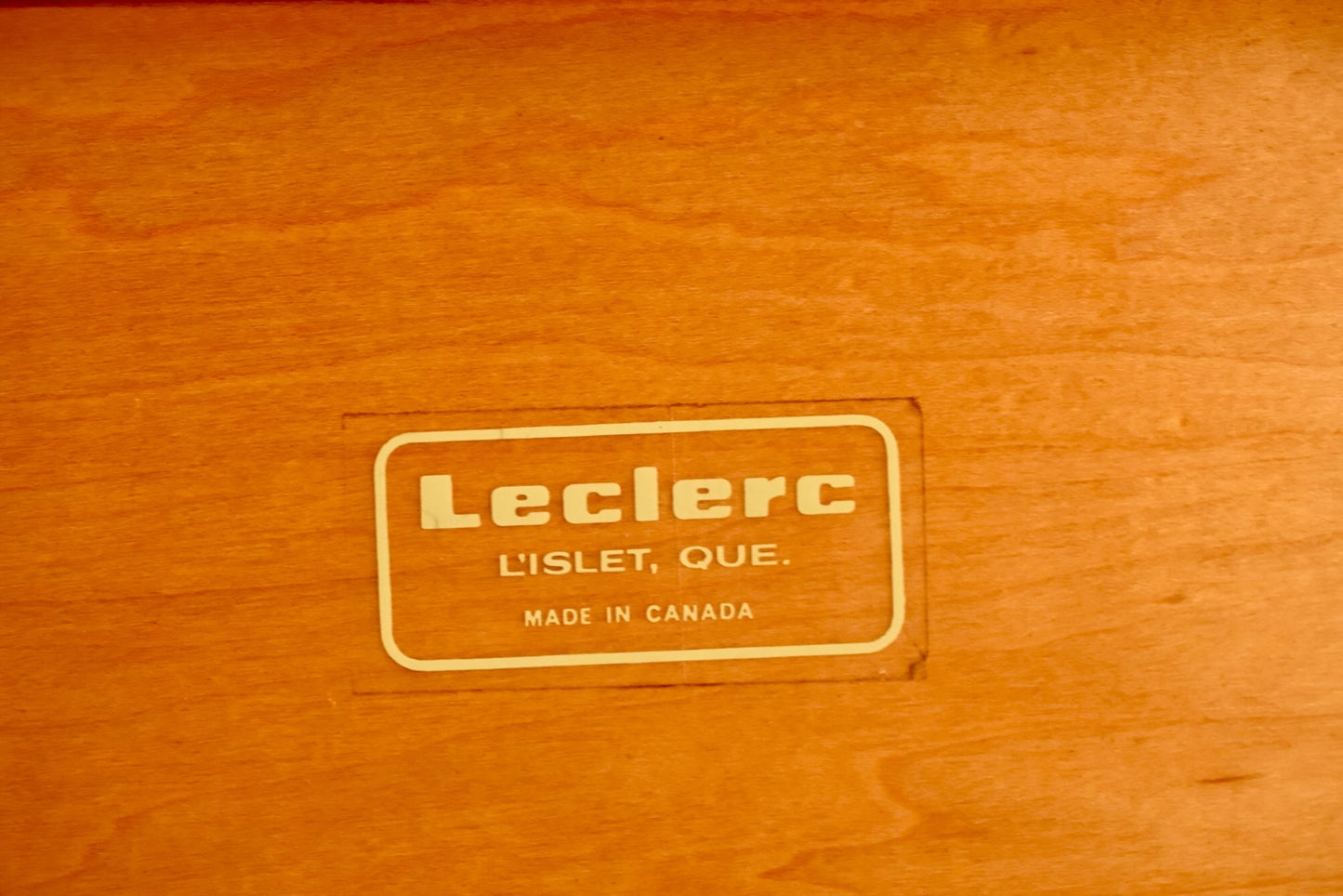 Leclerc Blonde Wooden Storage Bench