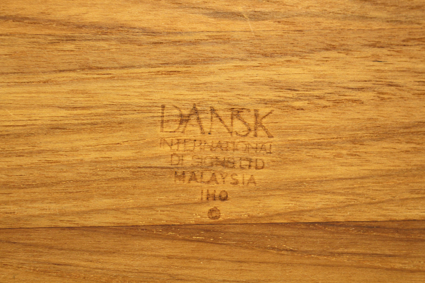 Dansk Oval Teak Tray
