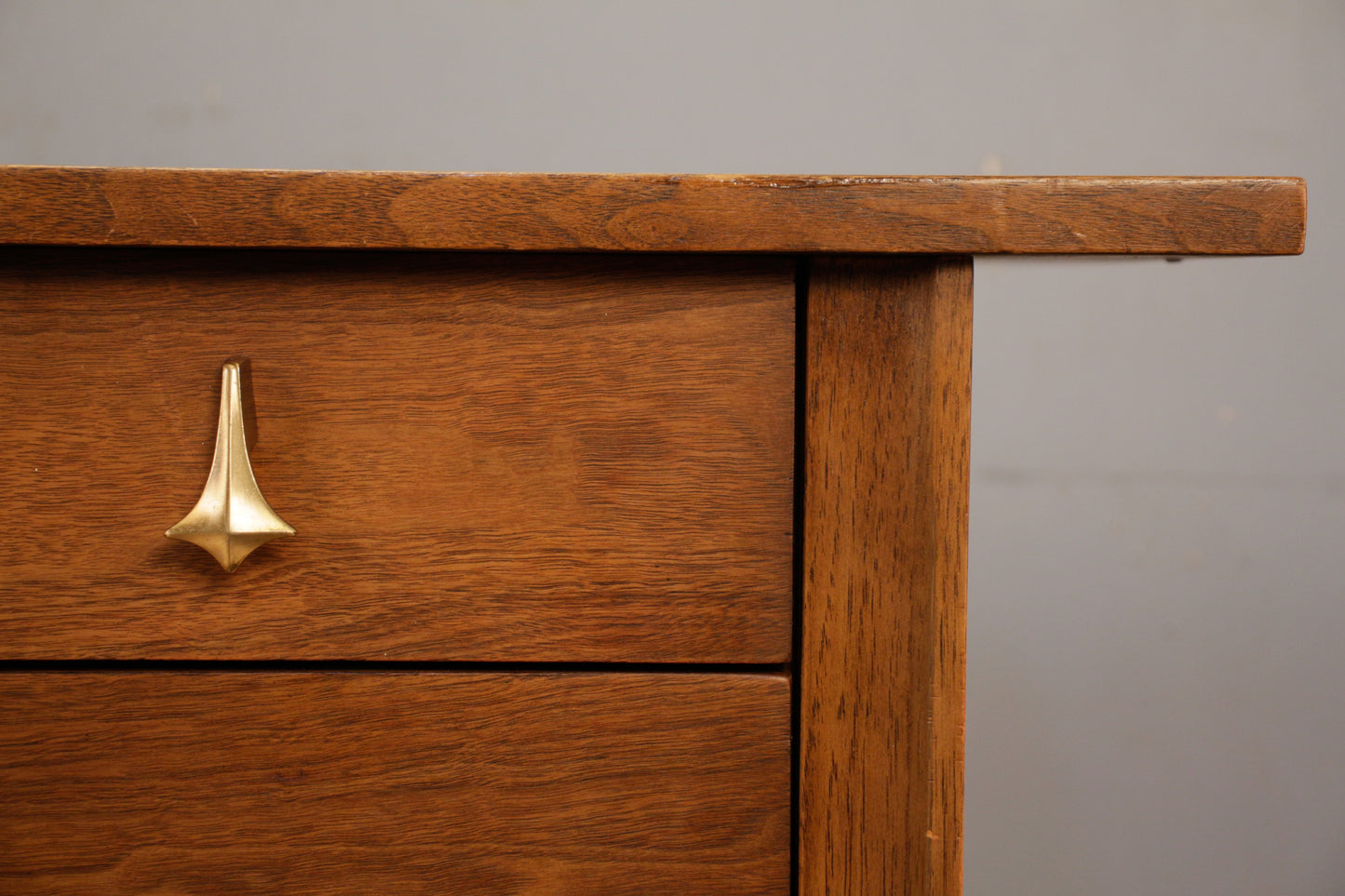 Broyhill Brasilia Walnut 5-Drawer Desk