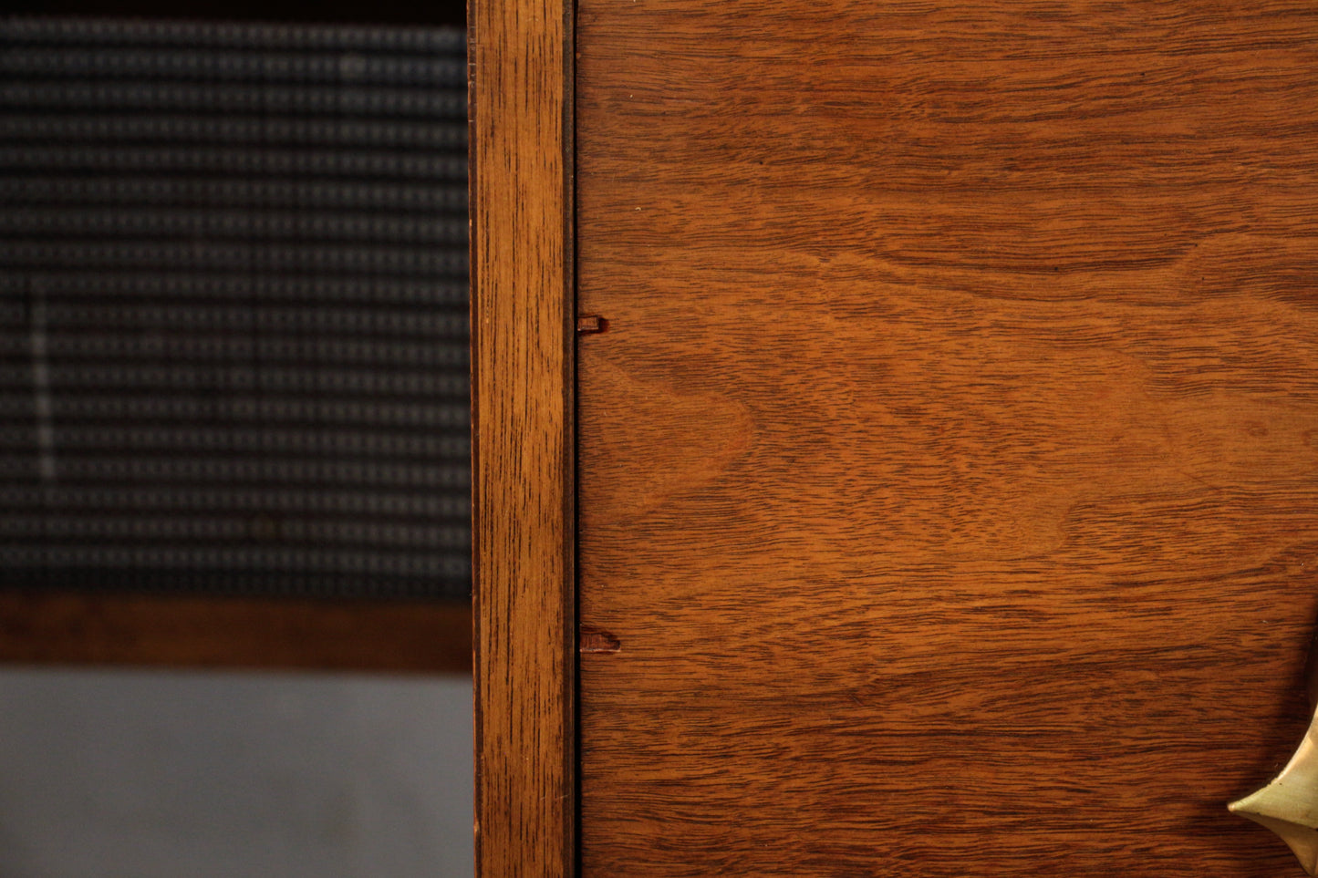Broyhill Brasilia Walnut 5-Drawer Desk
