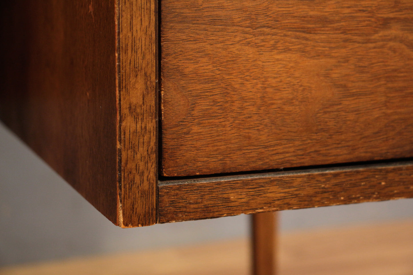 Broyhill Brasilia Walnut 5-Drawer Desk