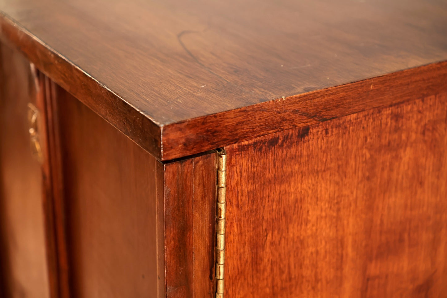 Mid Century Dark Walnut 5-Drawer Bachelor's Chest