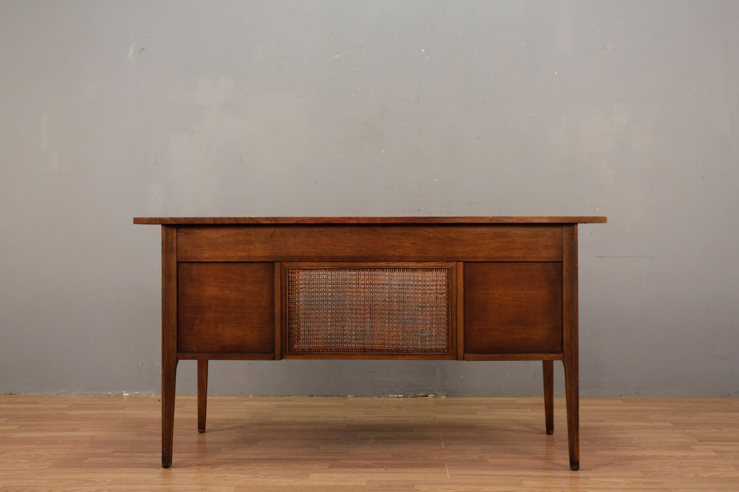 Broyhill Brasilia Walnut 5-Drawer Desk