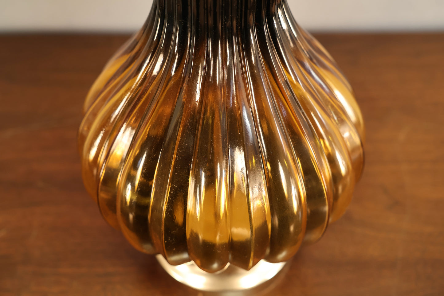 Amber Ombre Globe Lamp