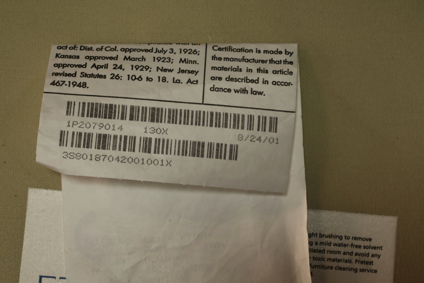 Maroon & Olive Velveteen Junior Loveseat - ONLINE ONLY