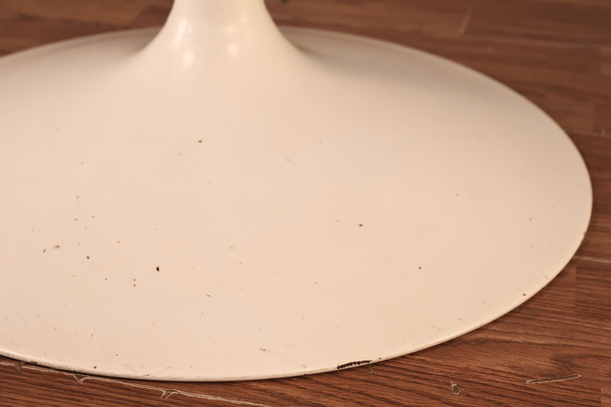 White Metal Tulip Dining Table - ONLINE ONLY