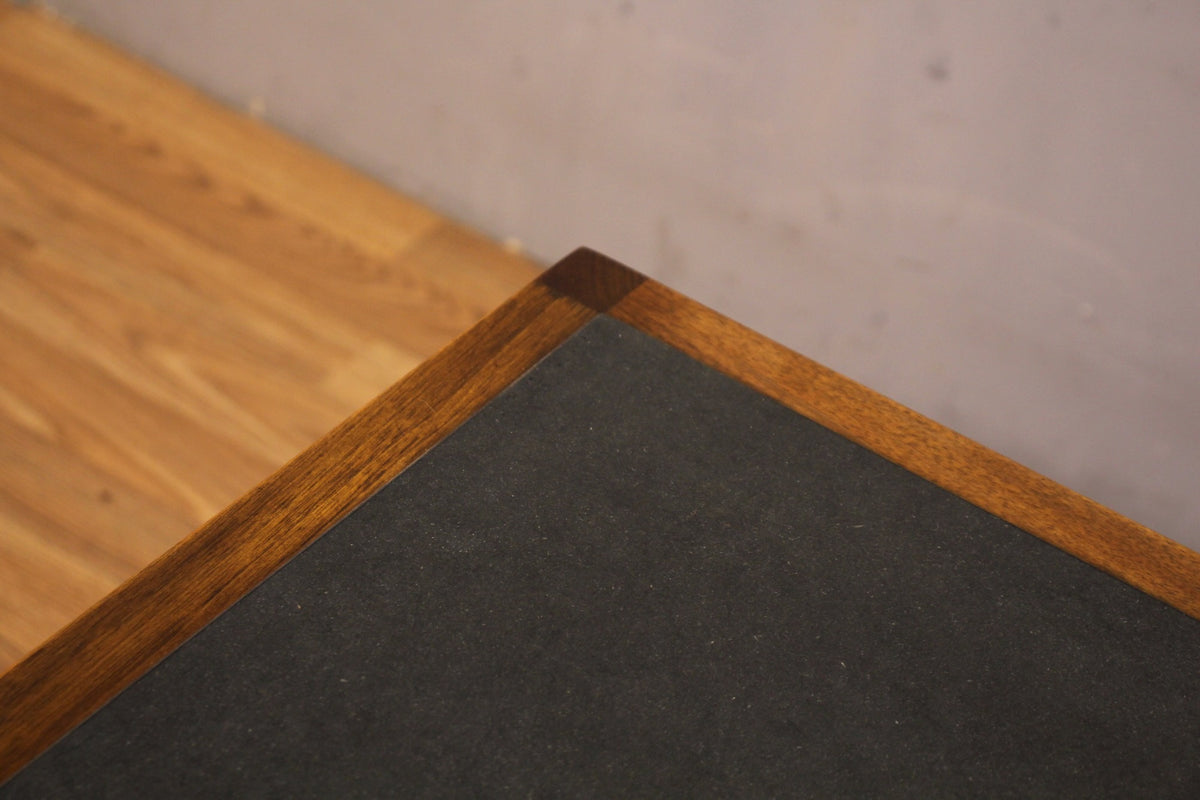Mid Century Walnut & Tile End Table