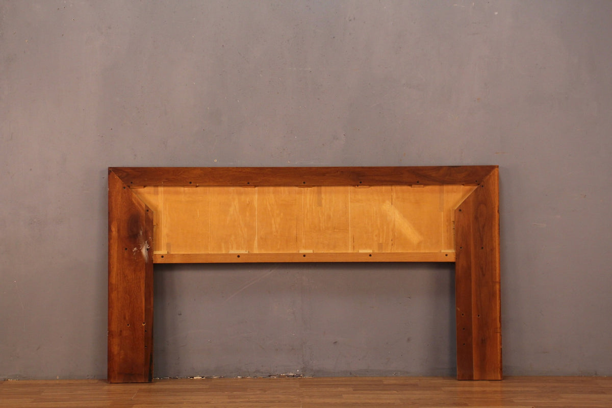 Mid Century Walnut Queen Headboard - ONLINE ONLY