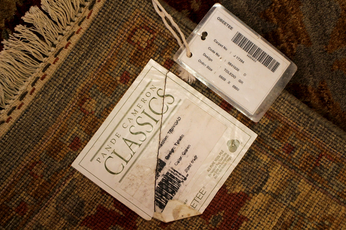 Sage Floral Area Rug - ONLINE ONLY