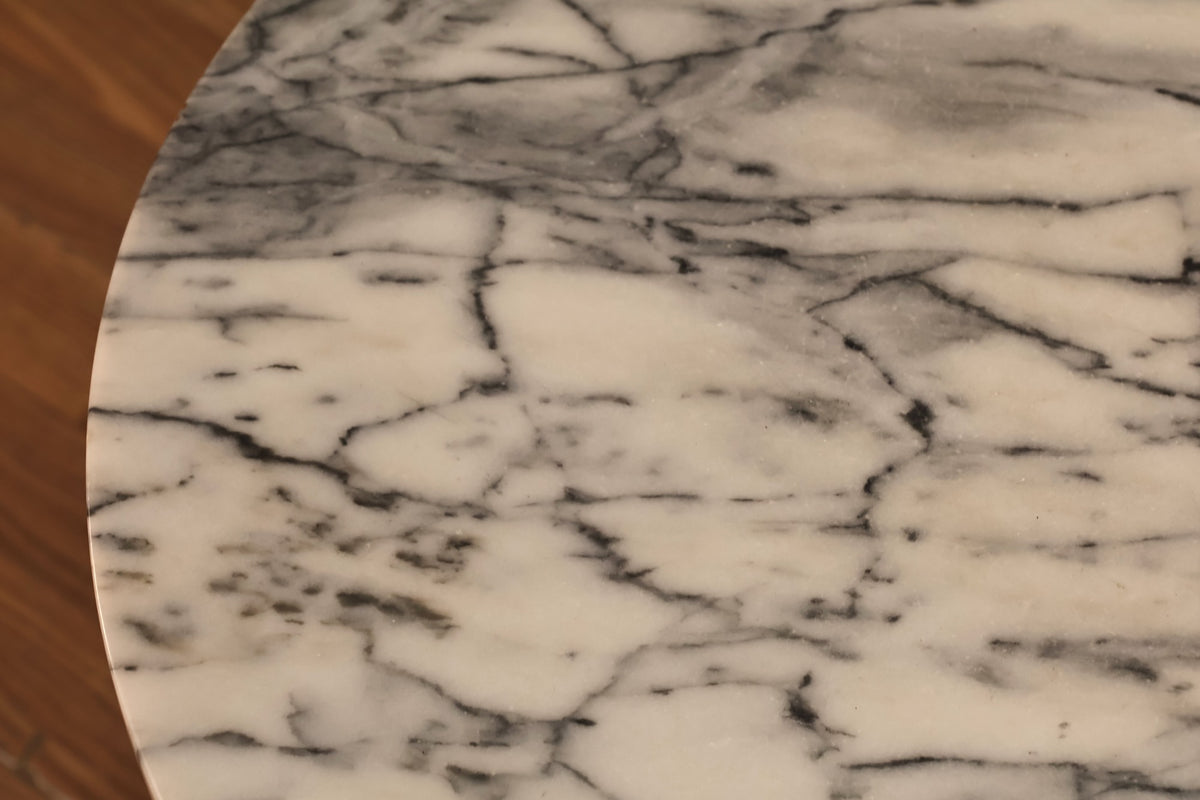 Marble-Top Tulip Side Table