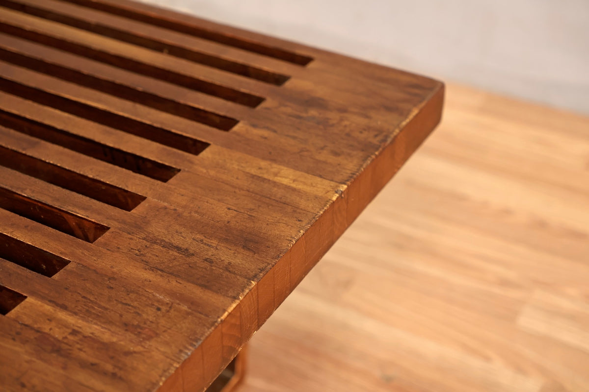 Luxe Slatted Bench Coffee Table