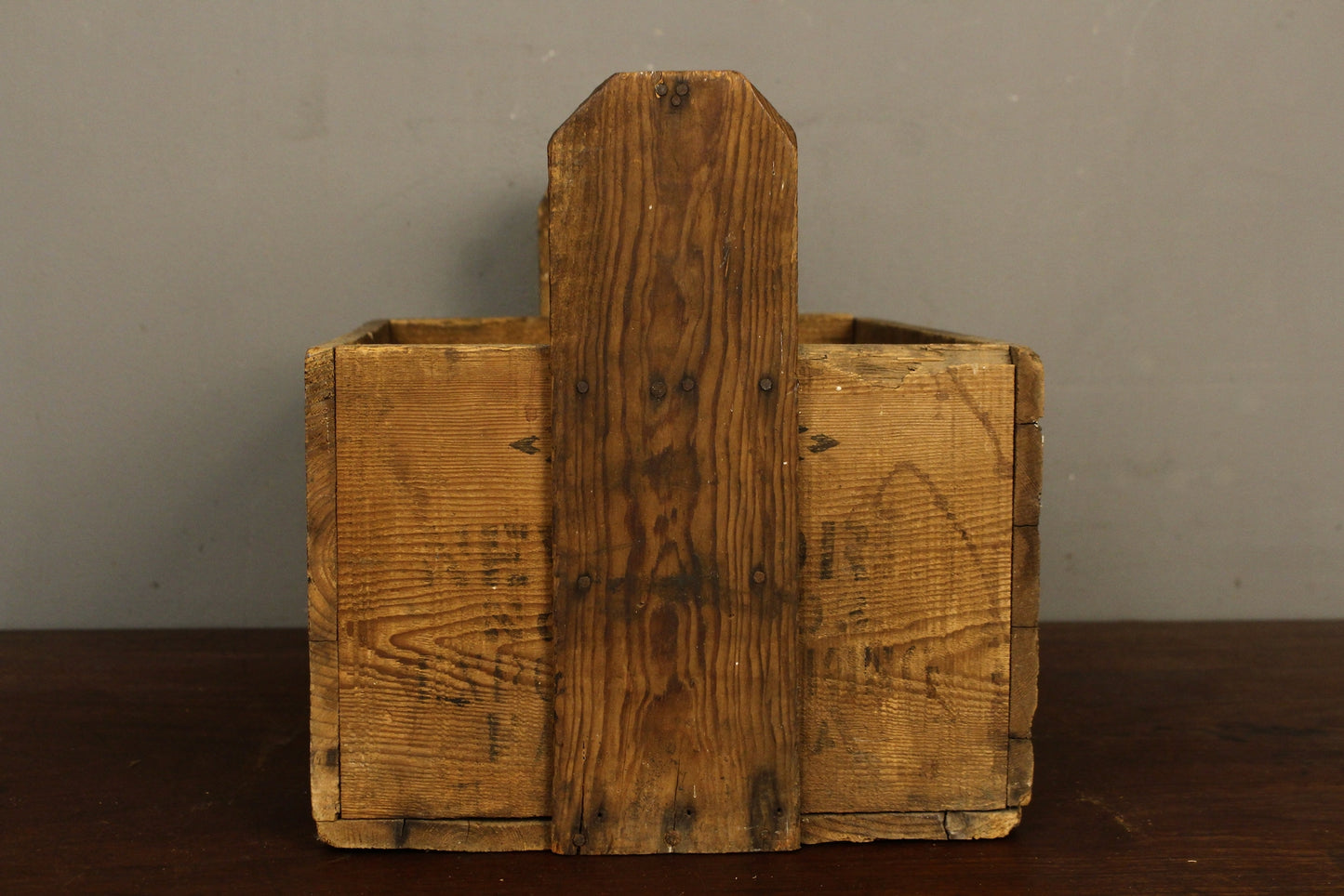 Rustic Tuna Crate Caddy