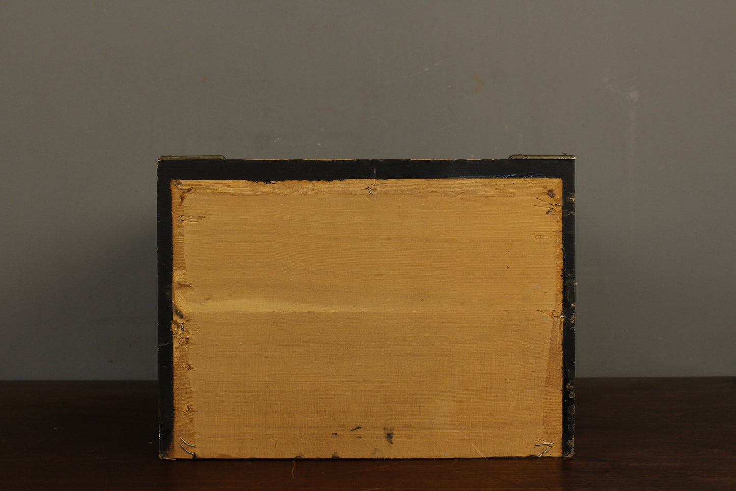 Dark Wooden Crate