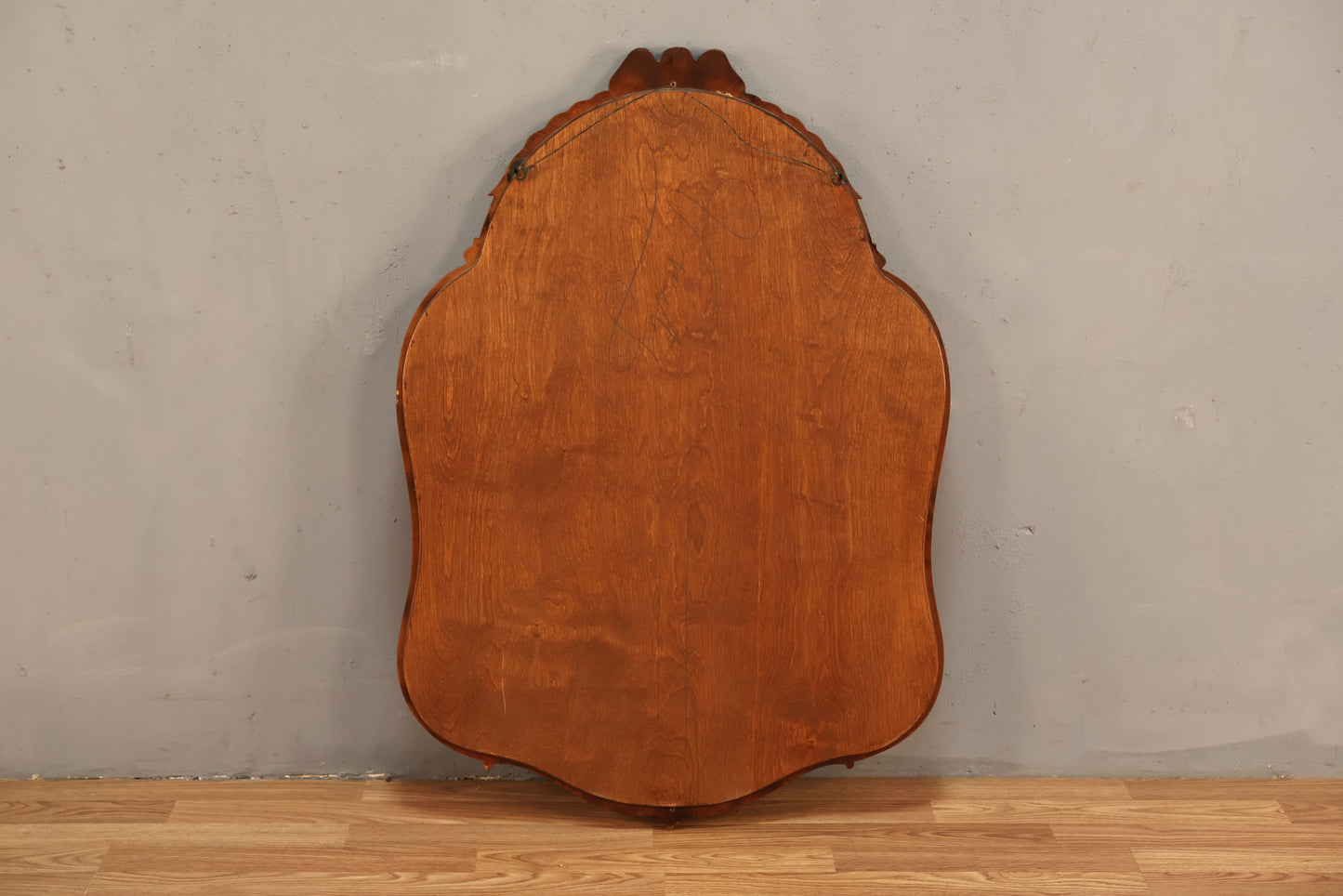 Ornate Carved Mahogany Mirror