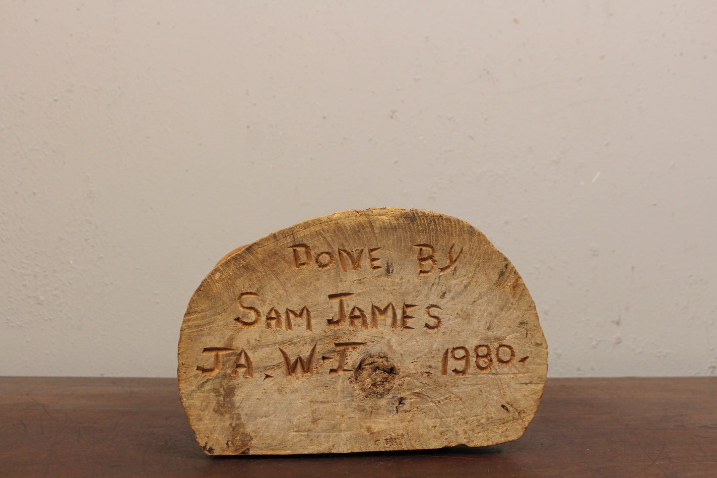 Jamaican Carved Seated Figure