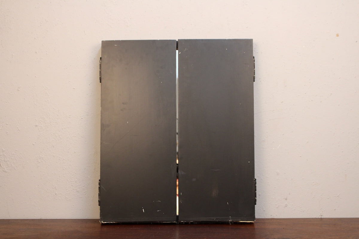 Black Tri-Fold Vanity Mirror