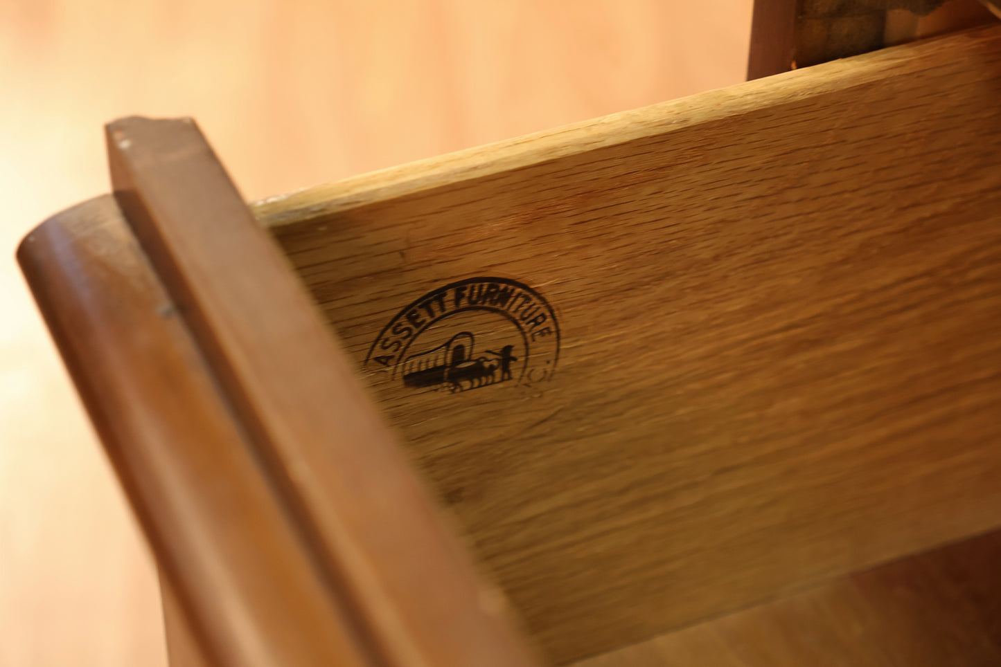 Bassett Walnut & Laminate 9-Drawer Credenza