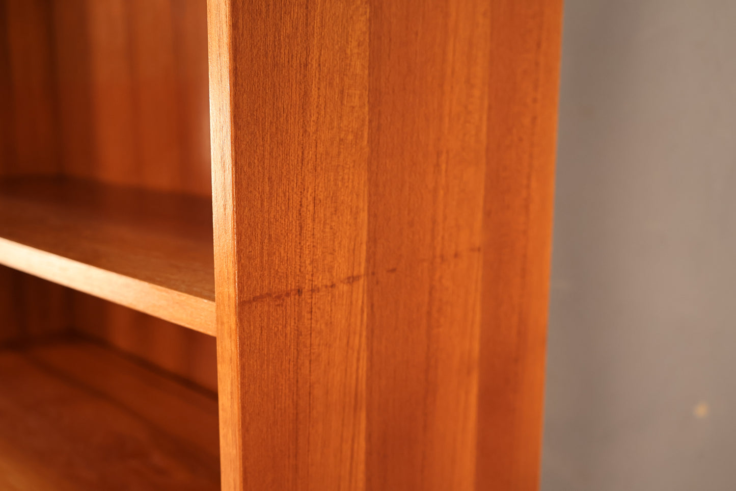 Tall Teak 6-Tier Bookshelf - ONLINE ONLY