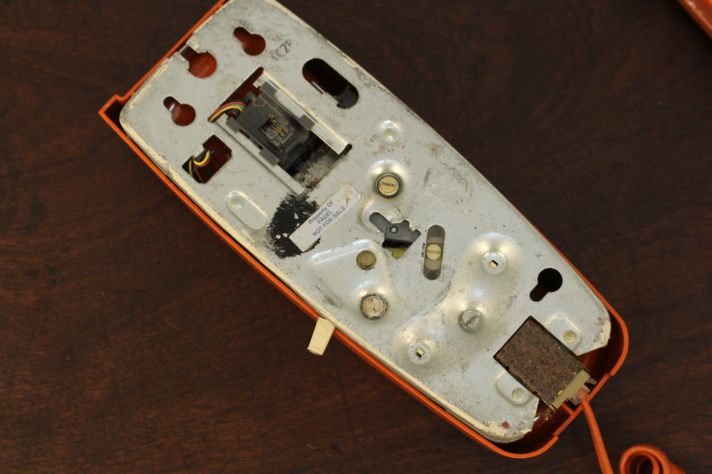Trimline Tangerine Touch-Tone Telephone