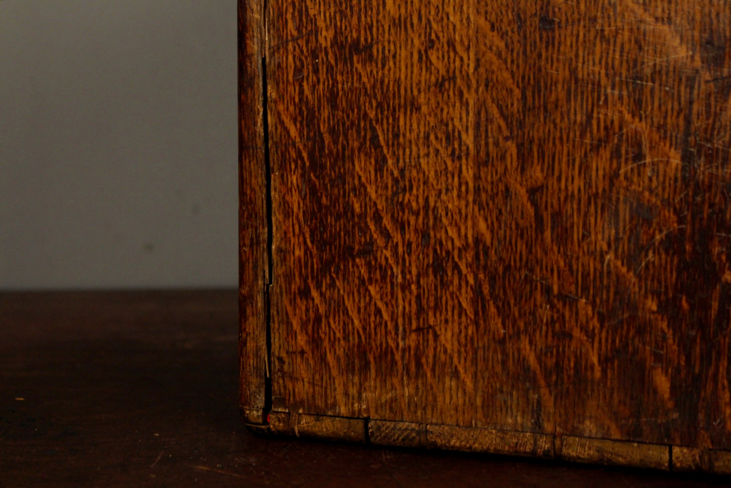 Antique Oak Card File