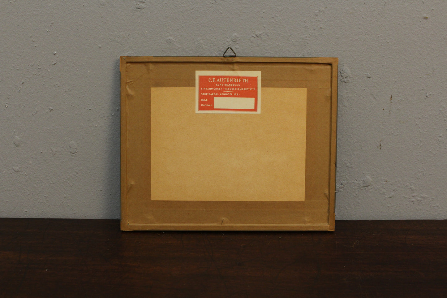 Antique Small "Strassburg" Engraving