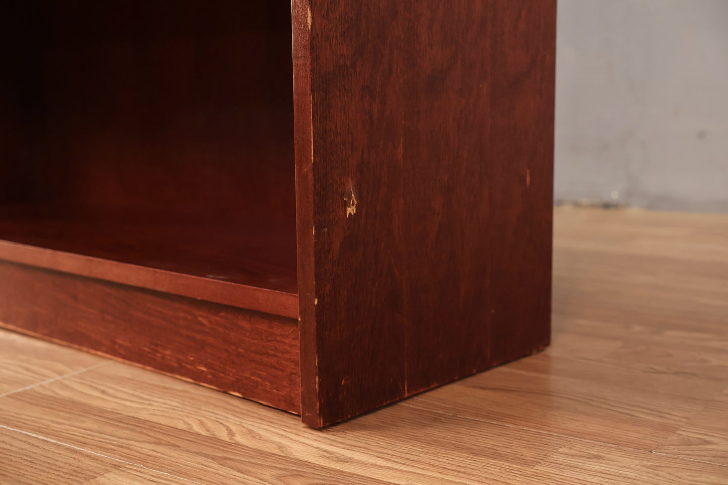 Tall Dark Wood 5-Tier Bookshelf