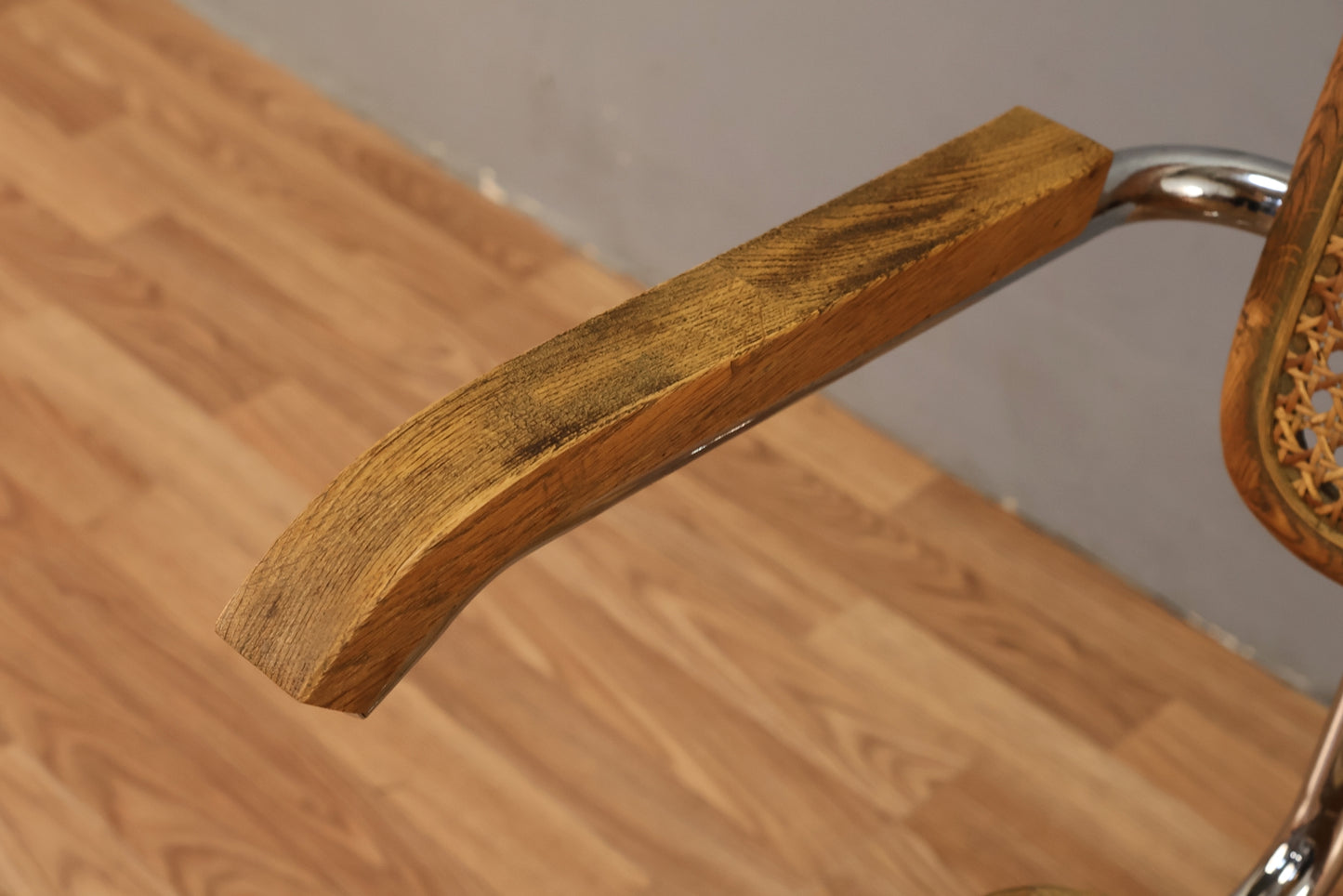 Cesca-Style Cane Cantilever Armchair