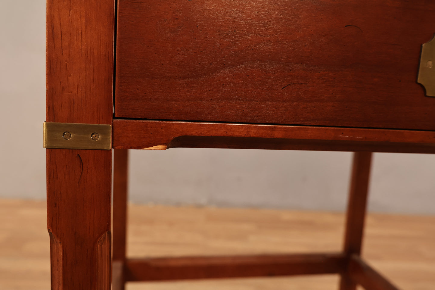Campaign 1-Drawer End Table - ONLINE ONLY