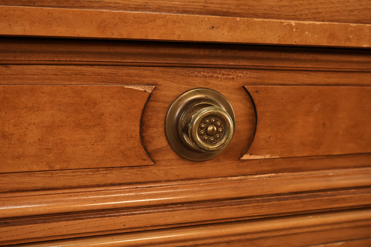 Large French Provincial 3-Drawer Nightstand
