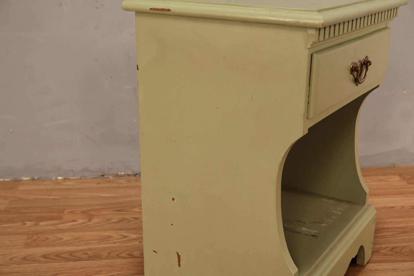 Provincial Sage 1-Drawer Nightstand - ONLINE ONLY